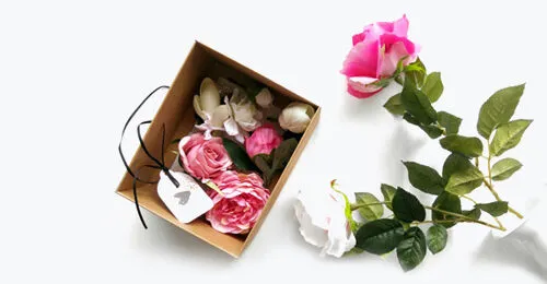 розы в коробке