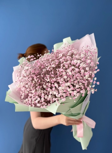 Букет из гипсофилы &laquo;Легкость&raquo; от интернет-магазина цветов в 