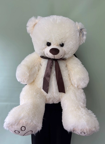 Мягкий медведь с бантиком от интернет-магазина цветов в 