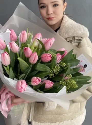 Сборный букет &laquo;Розовый рай&raquo; от интернет-магазина цветов в 