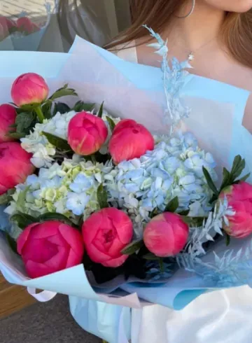 Сборный букет &laquo;Цветочное облако&raquo; от интернет-магазина цветов в 