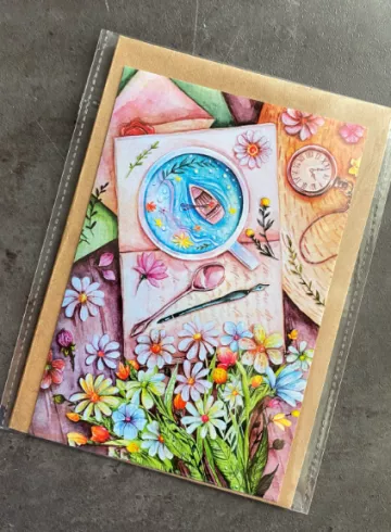 Открытка «Творчество» от интернет-магазина цветов в 