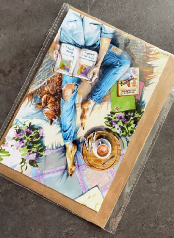 Открытка «Спокойствие» от интернет-магазина цветов в 