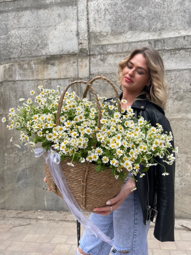 Композиция из панацетума от интернет-магазина цветов в 